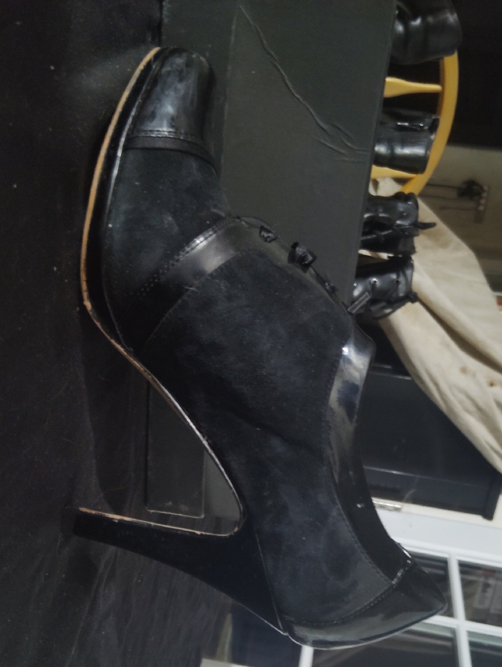 Black Women's High-Heel Ankle Boot